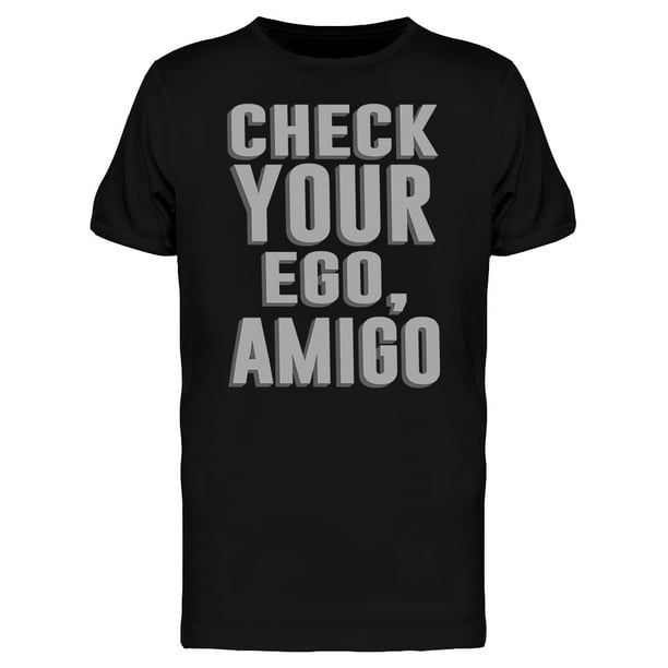 Mad Over Shirts Check Your Ego Amigo Best Selling Cool Awesome Quote Unisex Premium Tank Top 